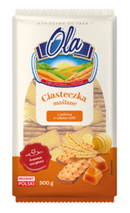 OLA - Ciasteczka maślane - z polewą o smaku toffi