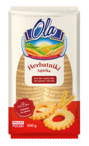 OLA - herbatniki Agatka - kruche ciasteczka posypane cukrem